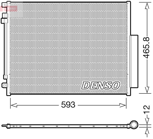 DENSO DCN01005 Kondensator, Klimaanlage