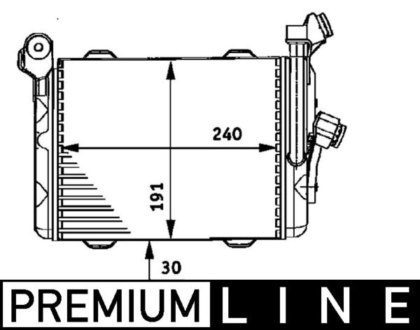 MAHLE CLC 33 000P Ölkühler, Motoröl BEHR *** PREMIUM LINE ***
