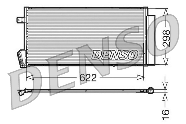 DENSO DCN09018 Kondensator, Klimaanlage