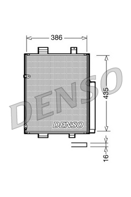 DENSO DCN35001 Kondensator, Klimaanlage