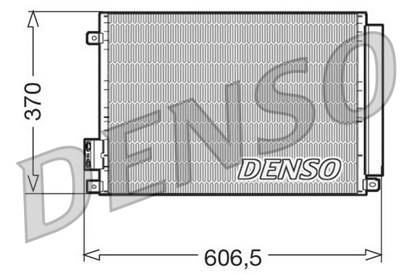 DENSO DCN09045 Kondensator, Klimaanlage