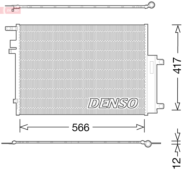 DENSO DCN06017 Kondensator, Klimaanlage