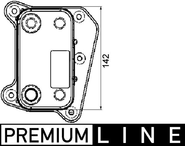 MAHLE CLC 38 000P Ölkühler, Motoröl BEHR *** PREMIUM LINE ***