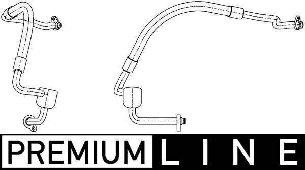 MAHLE AP 124 000P Niederdruckleitung, Klimaanlage BEHR *** PREMIUM LINE ***