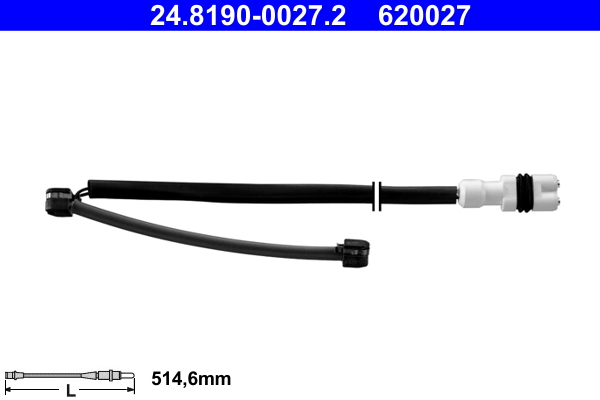 ATE 24.8190-0027.2 Warnkontakt, Bremsbelagverschleiß